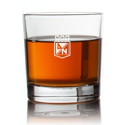 Engraved Atletico Nacional de Medellin Rocks Glass - Personalized Whiskey Glasses - Man Cave Gift Ideas - Gifts For Him - Soccer Fanatics - 2pcs