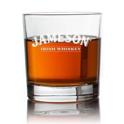 Engraved Jameson Rocks Glass - Personalized Whiskey Glasses - Man Cave Gift Ideas - Gifts For Him - 2pcs