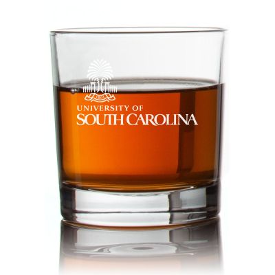 Engraved University of South Carolina Rocks Glass - Personalized Whiskey Glasses - Man Cave Gift Ideas - Gifts For Him - 2pcs