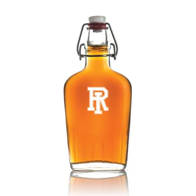 Personalized Rhode Island Rams Football Flask - Football Fanatic Gift Ideas - Personalized Whiskey Flask 
