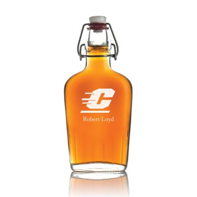 Personalized Central Michigan Chippewas University Flask - Football Fanatic Gift Ideas - Personalized Whiskey Flask