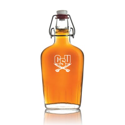 Personalized CSU Buccaneers University Flask - Football Fanatic Gift Ideas - Personalized Whiskey Flask