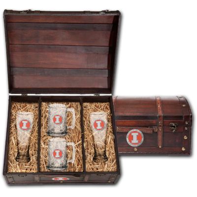 Illinois Fighting Illini - Beer Chest Set