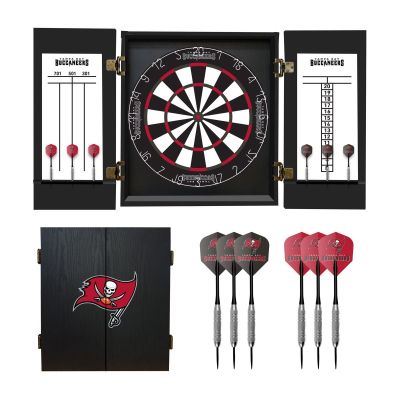 Tampa Bay Buccaneers Fans Choice Dart Cabinet Set