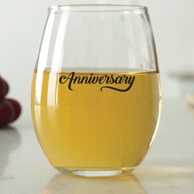 Anniversary - 9 oz. ARC Perfection Stemless Wine Glasses