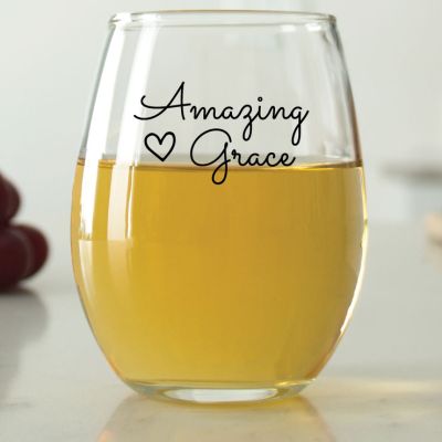 Amazing Grace - 9 oz. ARC Perfection Stemless Wine Glasses