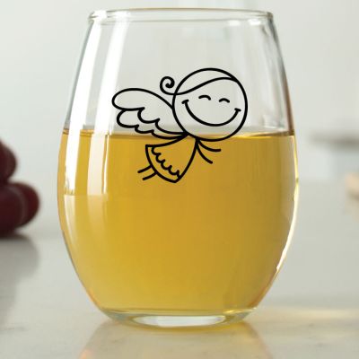 Flying Angel - 9 oz. ARC Perfection Stemless Wine Glasses