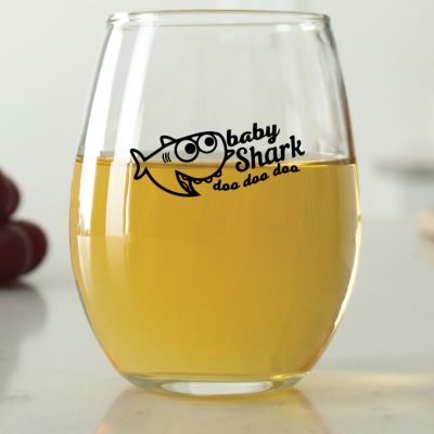 Baby Shark - 9 oz. ARC Perfection Stemless Wine Glasses