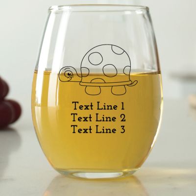 Baby Turtle - 9 oz. ARC Perfection Stemless Wine Glasses
