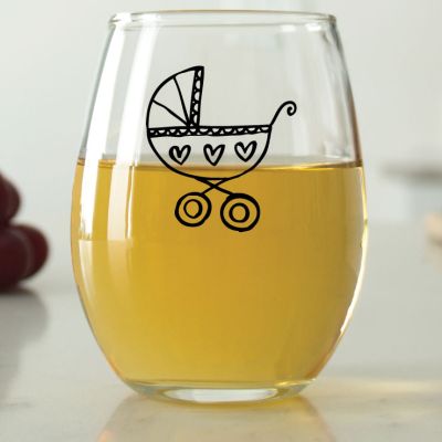 Baby Carriage - 9 oz. ARC Perfection Stemless Wine Glasses