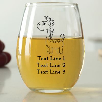 Baby Giraffe - 9 oz. ARC Perfection Stemless Wine Glasses