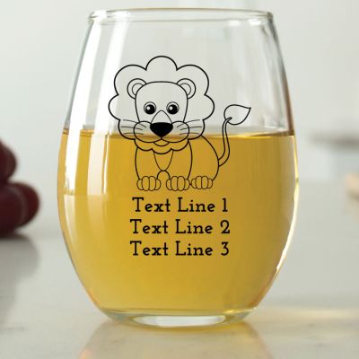 Lion - 9 oz. ARC Perfection Stemless Wine Glasses