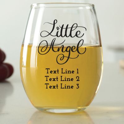 Little Angel - 9 oz. ARC Perfection Stemless Wine Glasses