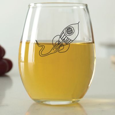 Rocket Ship - 9 oz. ARC Perfection Stemless Wine Glasses