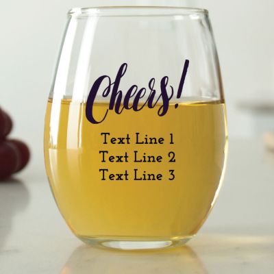 Cheers! - 9 oz. ARC Perfection Stemless Wine Glasses