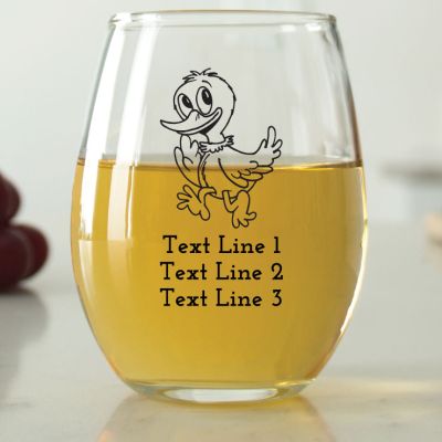 Duck - 9 oz. ARC Perfection Stemless Wine Glasses