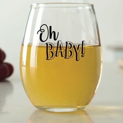 Oh Baby! - 9 oz. ARC Perfection Stemless Wine Glasses
