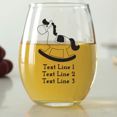 Rocking Horse - 9 oz. ARC Perfection Stemless Wine Glasses