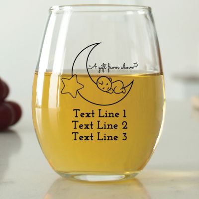 A Gift From Above - 9 oz. ARC Perfection Stemless Wine Glasses