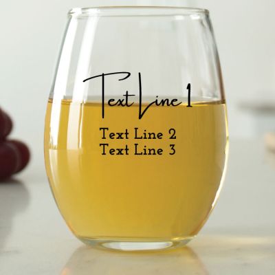 Stylish Signature - 9 oz. ARC Perfection Stemless Wine Glasses