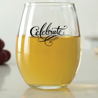 Celebrate - 9 oz. ARC Perfection Stemless Wine Glasses