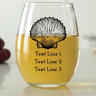 Seashell - 9 oz. ARC Perfection Stemless Wine Glasses