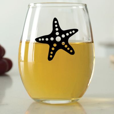 Starfish- 9 oz. ARC Perfection Stemless Wine Glasses