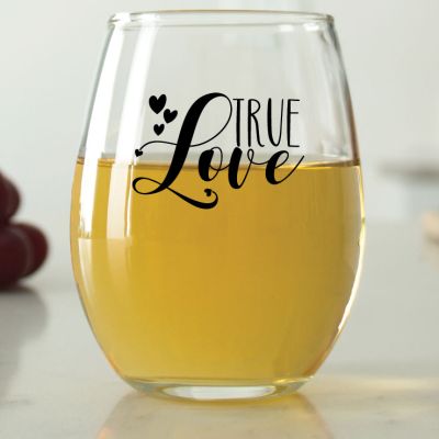 True Love - 9 oz. ARC Perfection Stemless Wine Glasses
