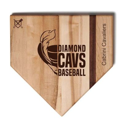 Cabrini Cavaliers Baseball Home Plate Cutting Board