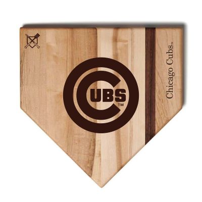 Chicago Cubs Baseball Home Plate Cutting Board
