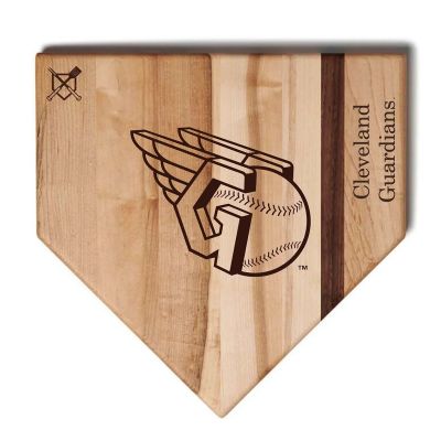 Cleveland Guardians Baseball Home Plate Cutting Board