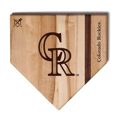 Colorado Rockies Baseball Home Plate Cutting Board