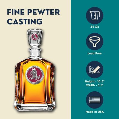 Arizona State-Sparky Logo Capitol Decanter