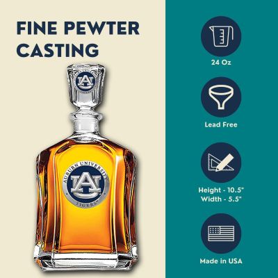 Auburn University Tigers Capitol Decanter