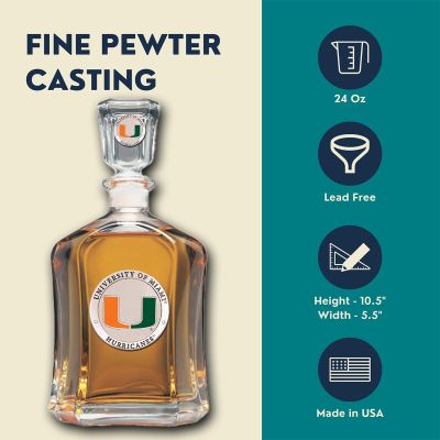 Miami Hurricanes - Capitol Decanter
