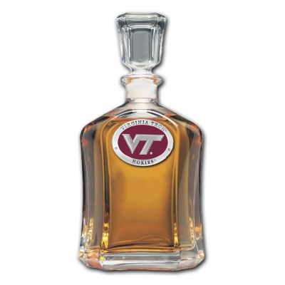 Virginia Tech VT Logo - Capitol Decanter