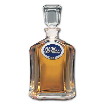 University of Mississippi - Ole Miss Blue - Capitol Decanter