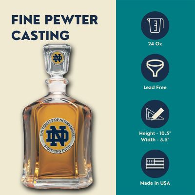 Notre Dame Fighting Irish - Capitol Decanter