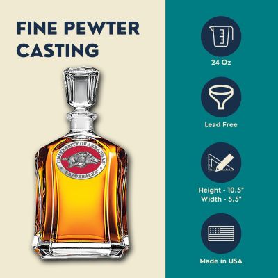 Arkansas Razorbacks Capitol Decanter