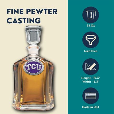 Texas Christian University - Horned Frogs - Capitol Decanter