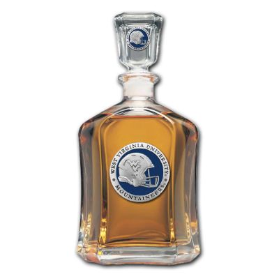 West Virginia University Mountaineers Helmet - Capitol Decanter