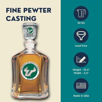 University of South Florida Bulls - Capitol Decanter