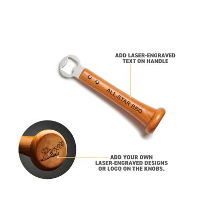 Customized Bat Handle "Pickoff" Bottle Opener