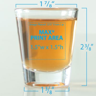 Add Your Logo - Add Your Brand - Custom Personalized Fluted Shot Glass