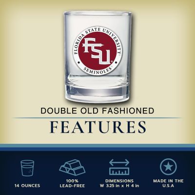 Florida State University - Double Old Fashioned Glass