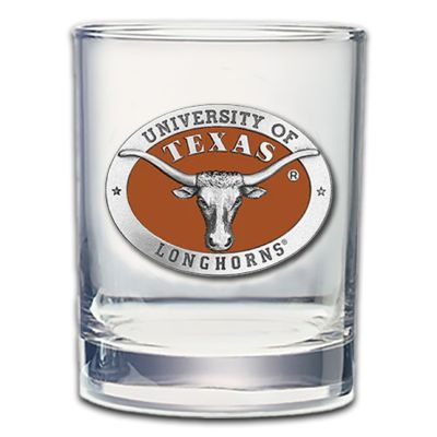 University of Texas Longhorns - Double Old Fashioned Glass