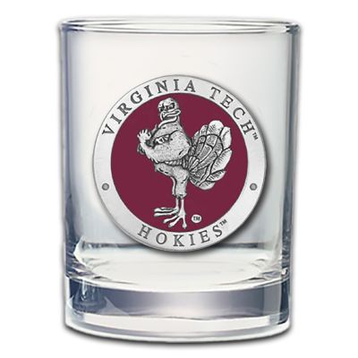 Virginia Tech Hokies  - Double Old Fashioned Glass