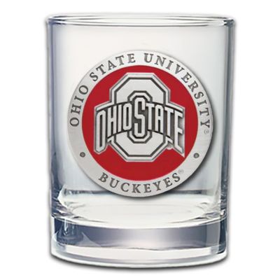 Ohio State Buckeyes - Double Old Fashioned Glass