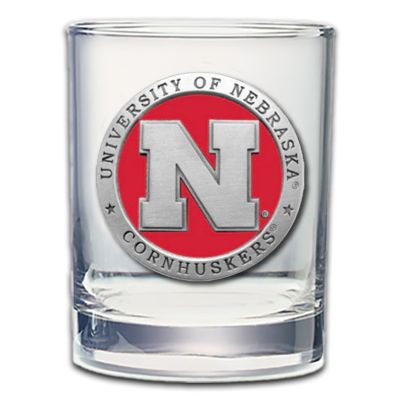 University of Nebraska Cornhuskers - Double Old Fashioned Glass