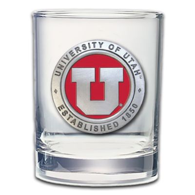 University of Utah - Double Old Fashioned Glass